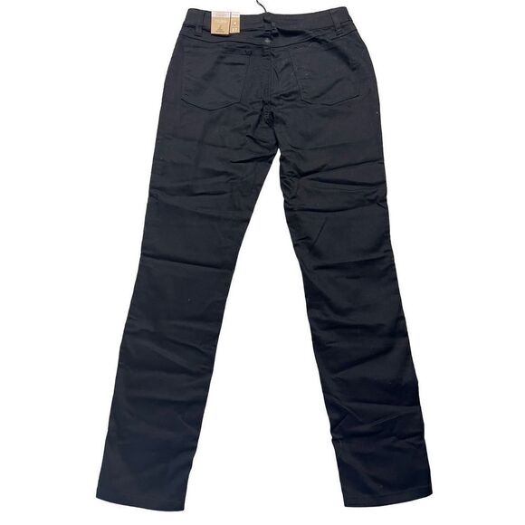 Prana Women’s Kayla Straight Leg Performance Denim Jeans Black Size 27 NWT - Picture 2 of 9